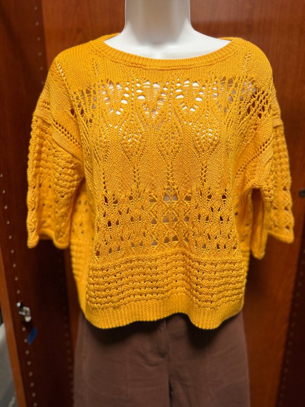 Falconeri Women Designer Premium Cotton Knit Sweater Size 40 It Us S